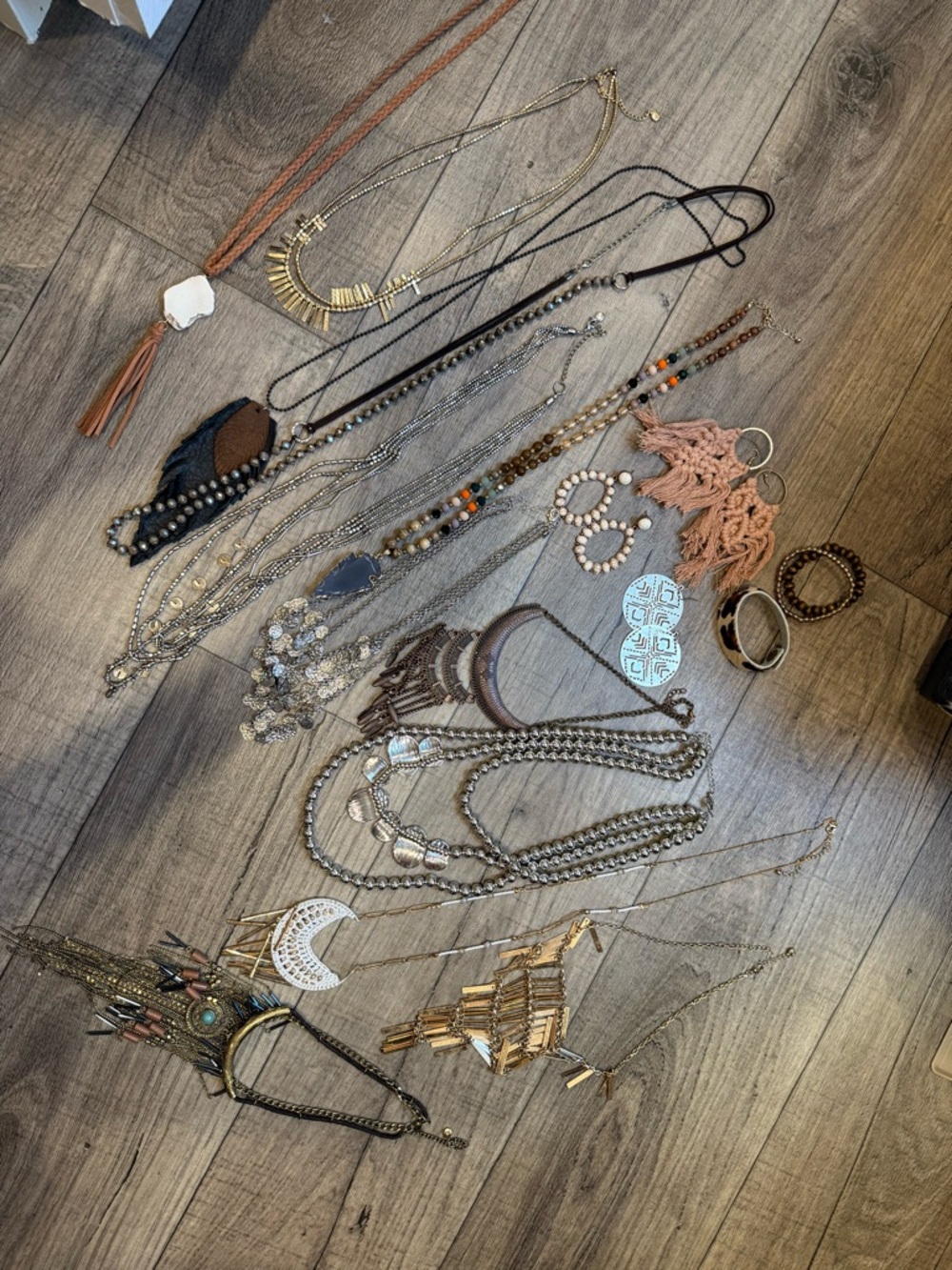 Boho Mixed-Metal Jewelry Bundle